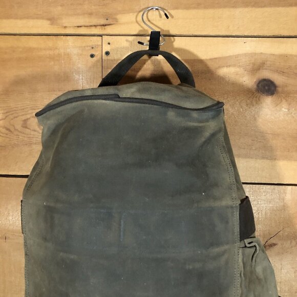 Vintage Frost River Explorer Waxed Canvas Duffle Bag Made USA NO SHOULDER STRAP - Picture 11 of 13